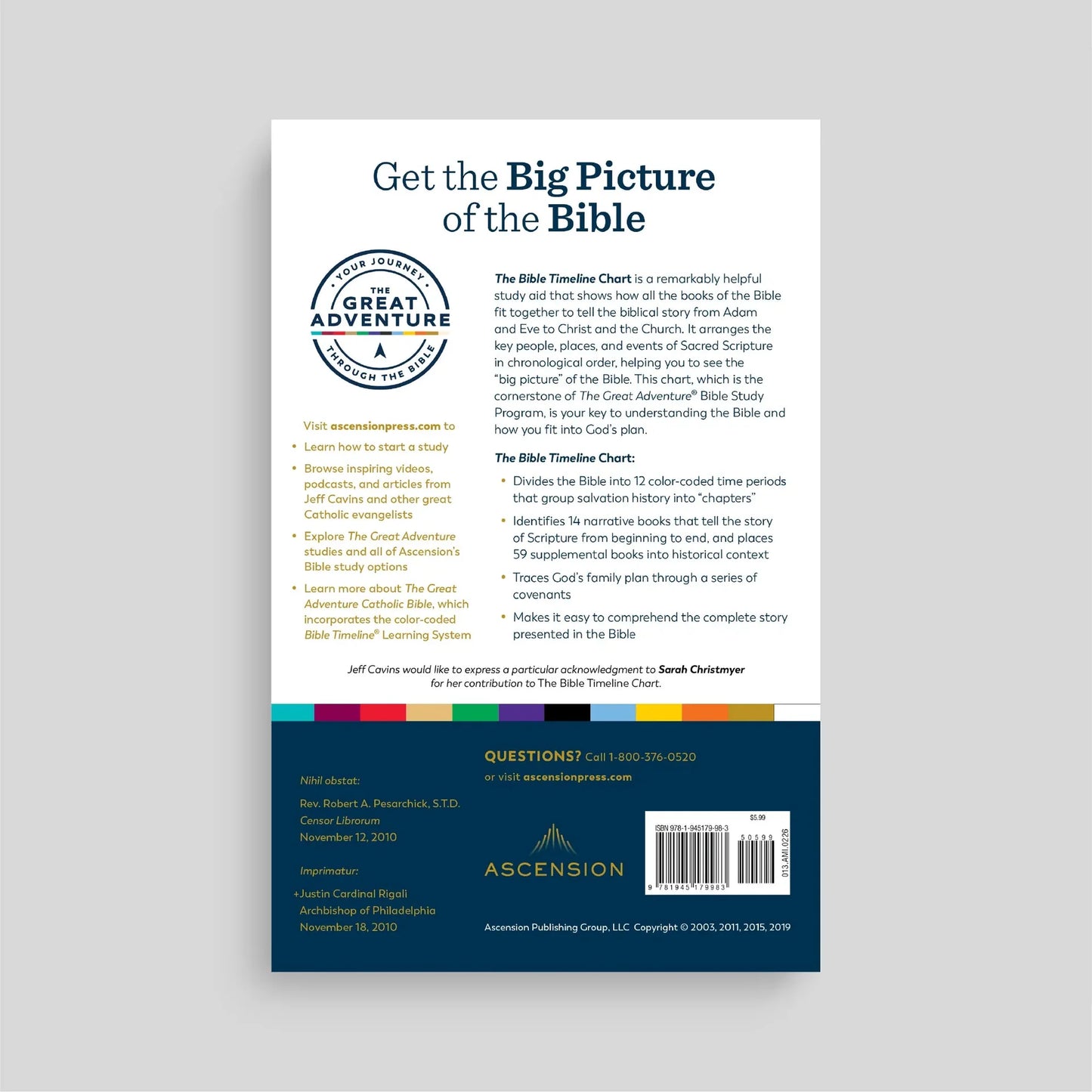 Bible Timeline Chart: The Great Adventure Bible