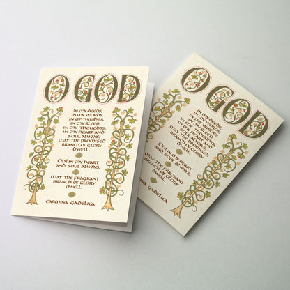 Irish Blessing Blank Note Card