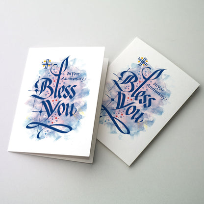 Bless You On Your Anniversary Greeting Card
