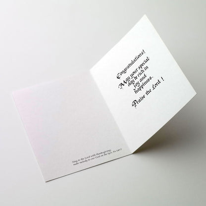Bless You On Your Anniversary Greeting Card