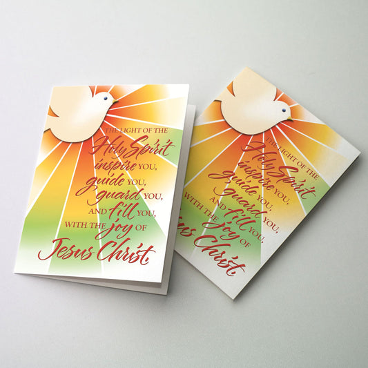 Confirmation Greeting Card...The Light of the Holy Spirit