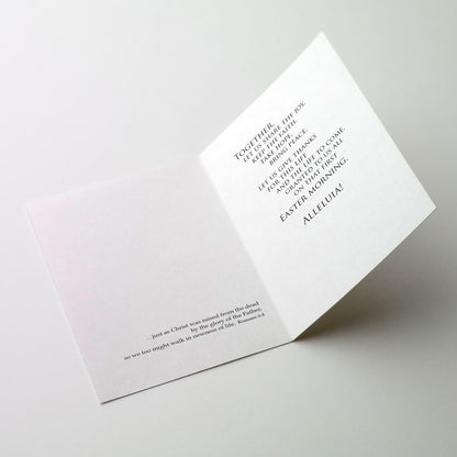 Easter Greeting Card - Loves' Redeeming Work Is Done