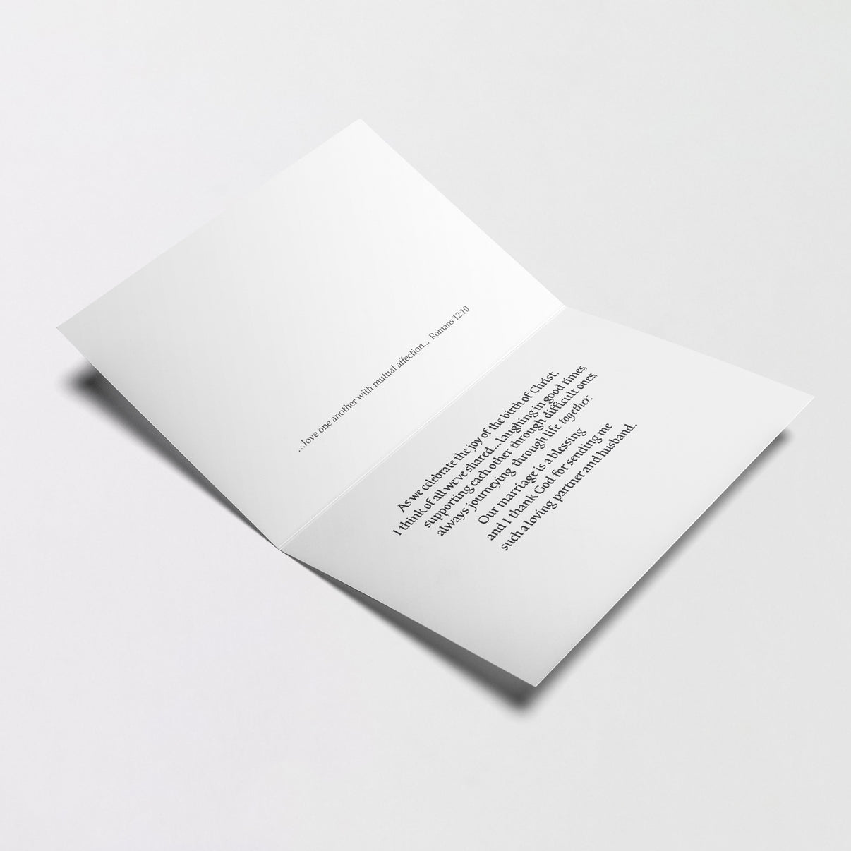 Christmas Card for Husband