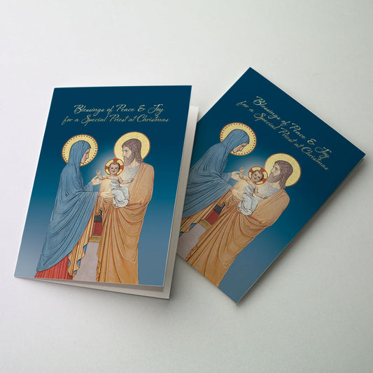 Priest Christmas Card