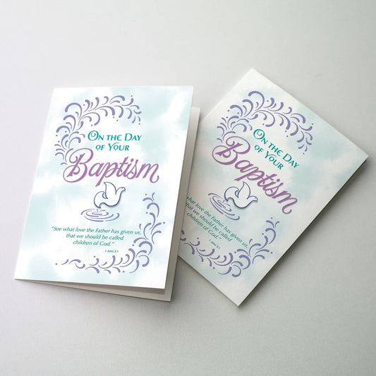 On the Day of Your Baptism, Adult Baptism - Greeting Card