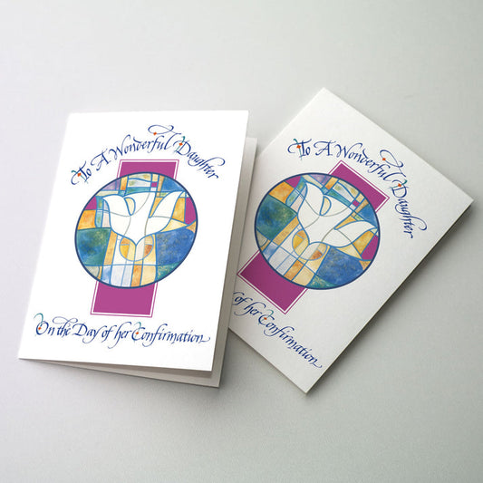 To A Wonderful Daughter on the Day of Her Confirmation Greeting Card