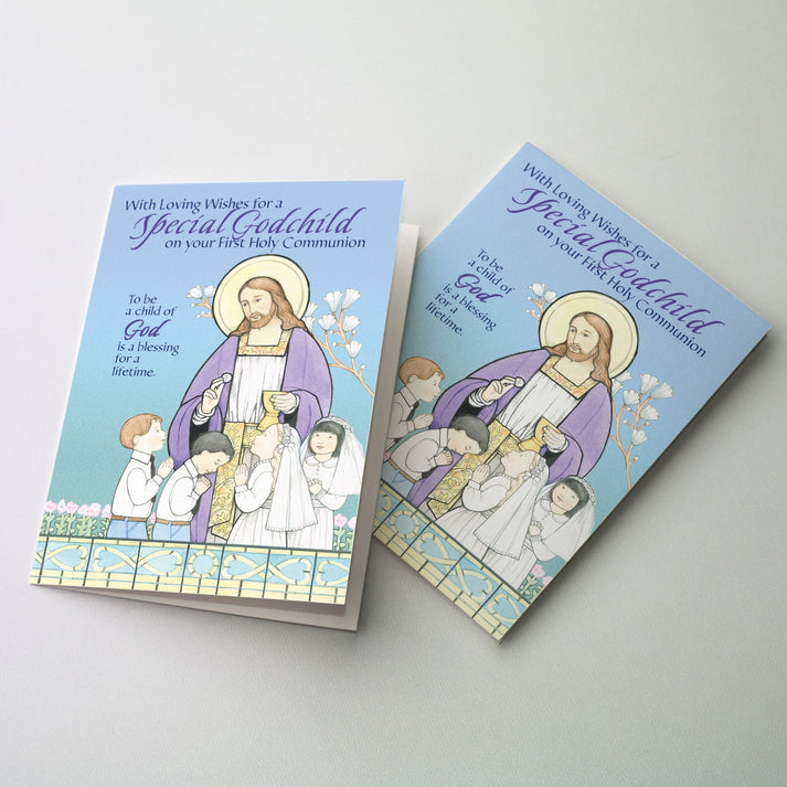 Godchild First Communion Greeting Card