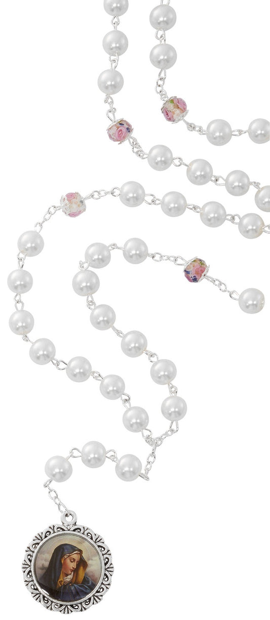 Our Lady of Sorrows Chaplet, Pearl Beads
