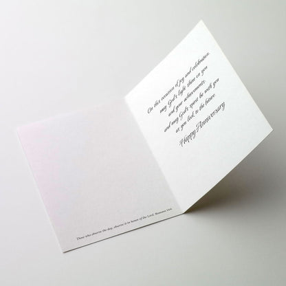 Blessings On Your 25th Anniversary Greeting Card