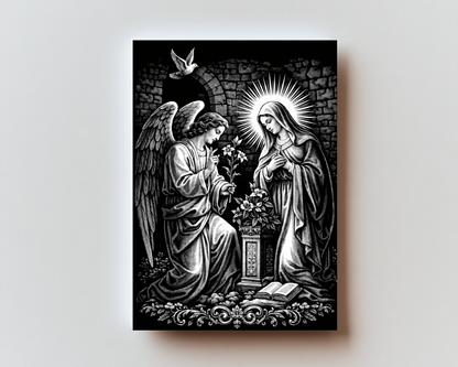 Angelus Premium Metal Prayer Card