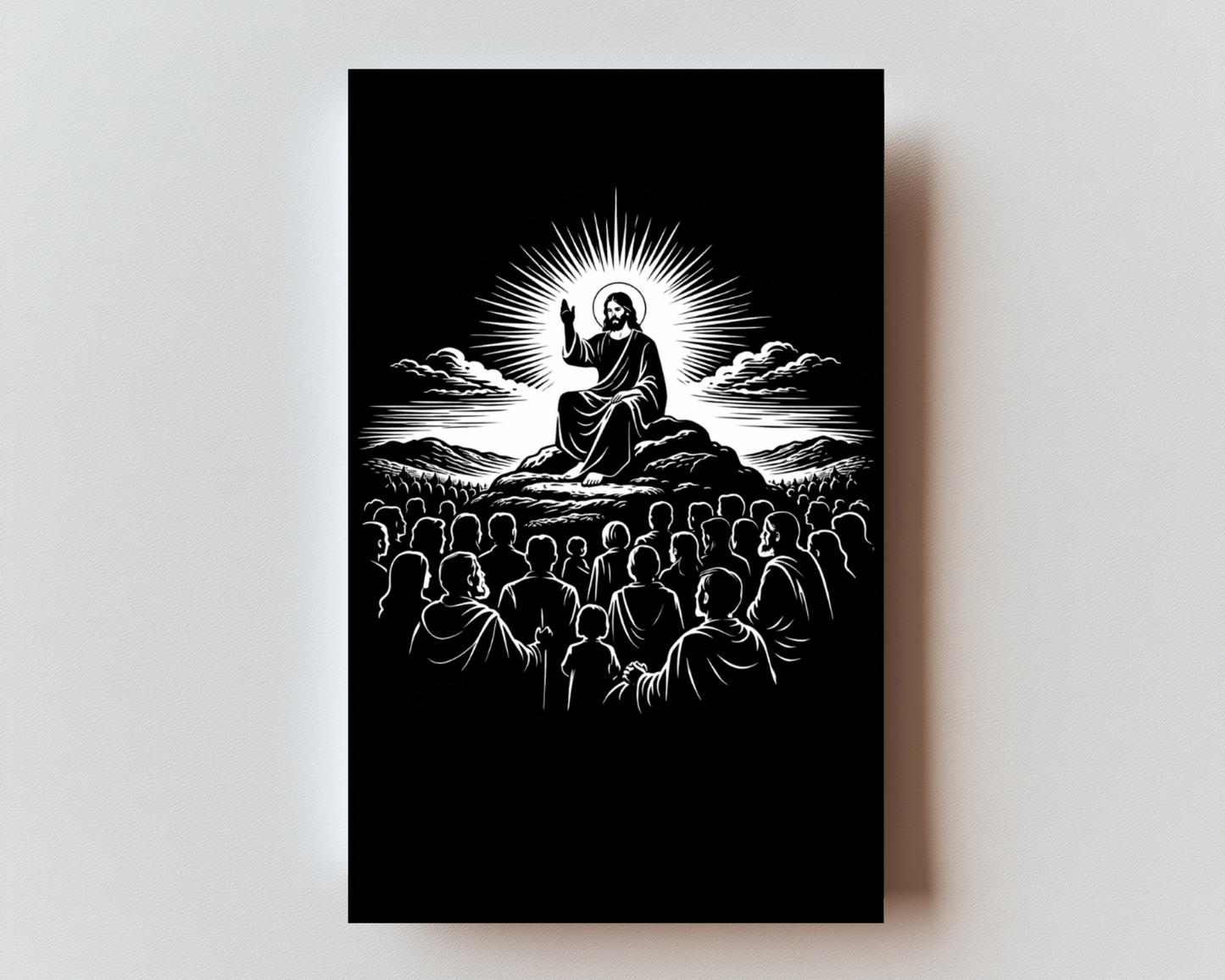 The Beatitudes Premium Metal Prayer Card