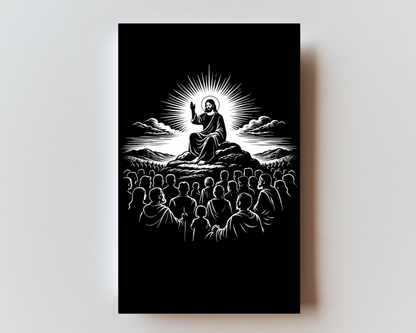The Beatitudes Premium Metal Prayer Card