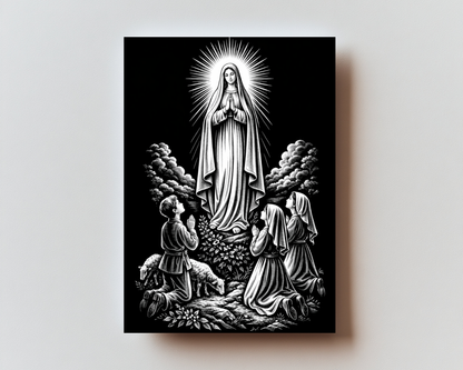 Fatima Reparation Prayer Premium Metal Prayer Card