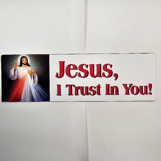 Divine Mercy car magnet - Jesus, I trust in You!