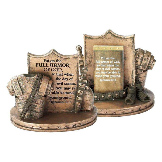 "Put On The Full Armor Of God" Faith Builder Figurine