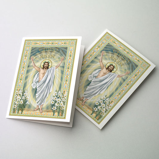 Christ Is Risen Easter Greeting Card