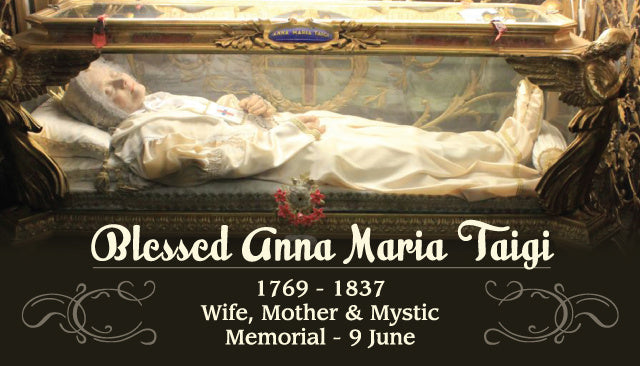 Blessed Anna Maria Taigi Holy Card