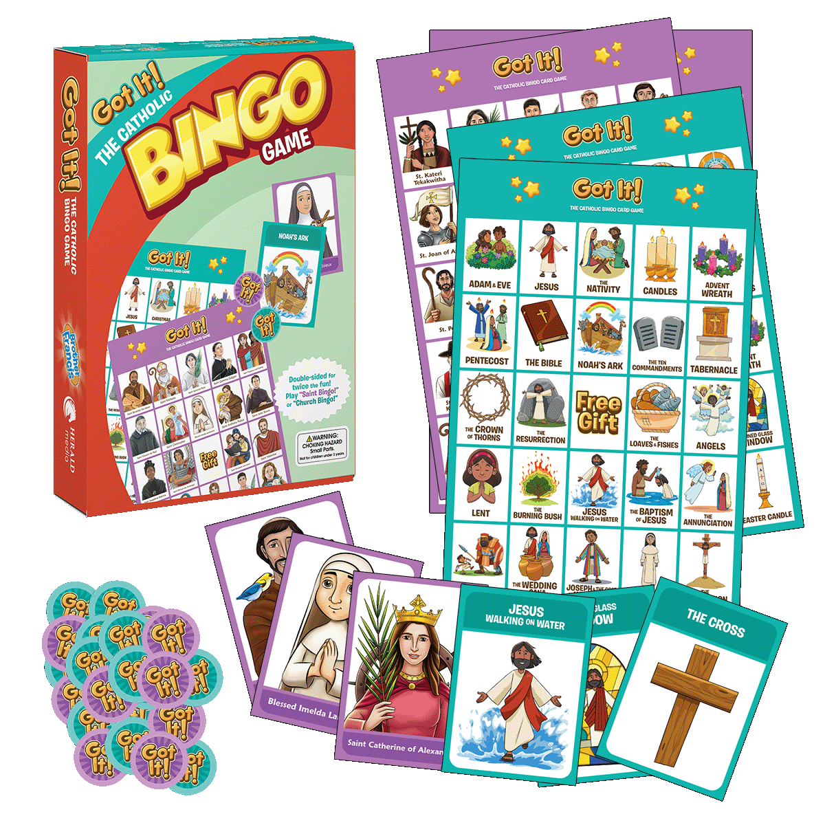 Brother Francis Catholic Game Bundle: Bingo, Choose, Fun-Fact-Faith
