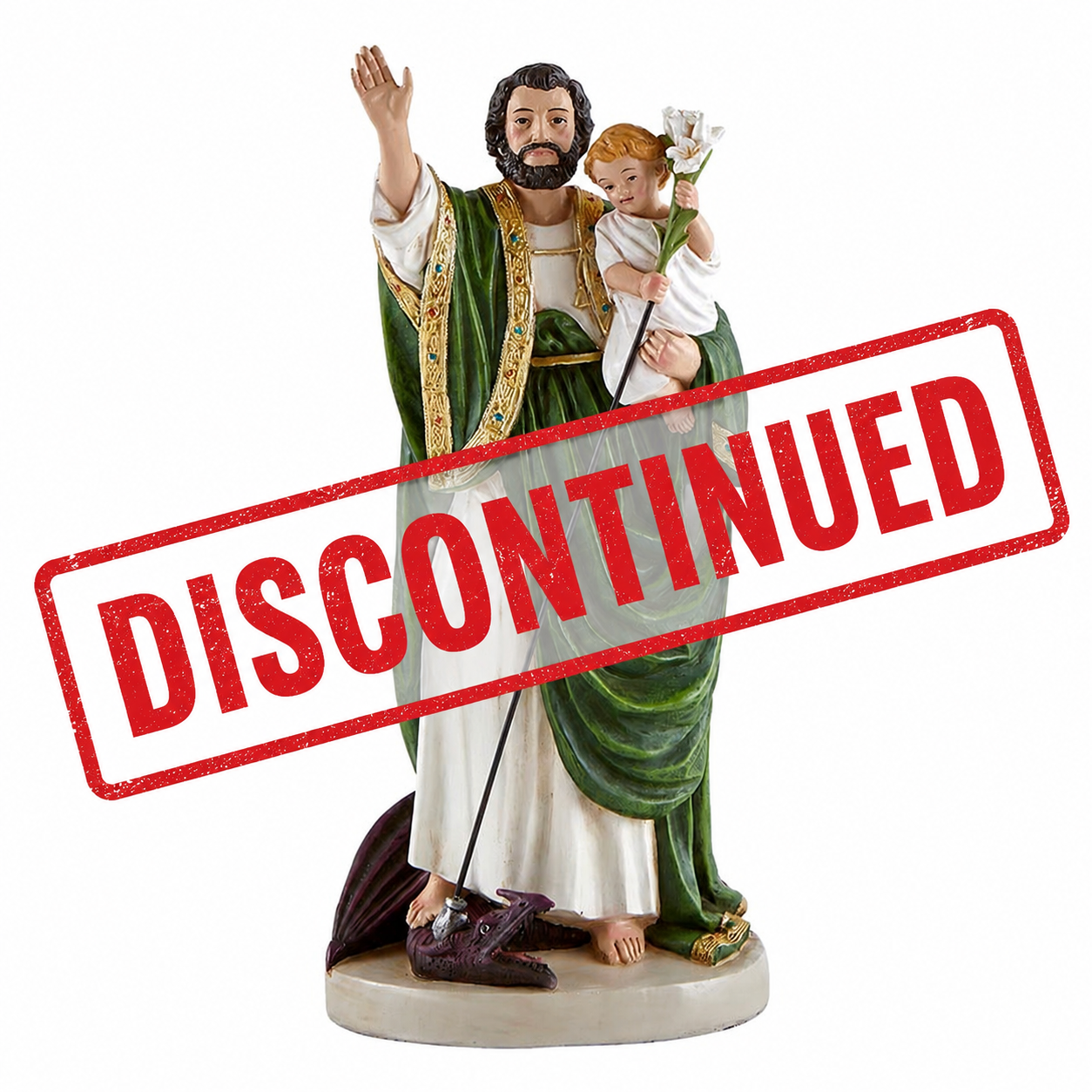 9.5" St. Joseph Terror of Demons Statue
