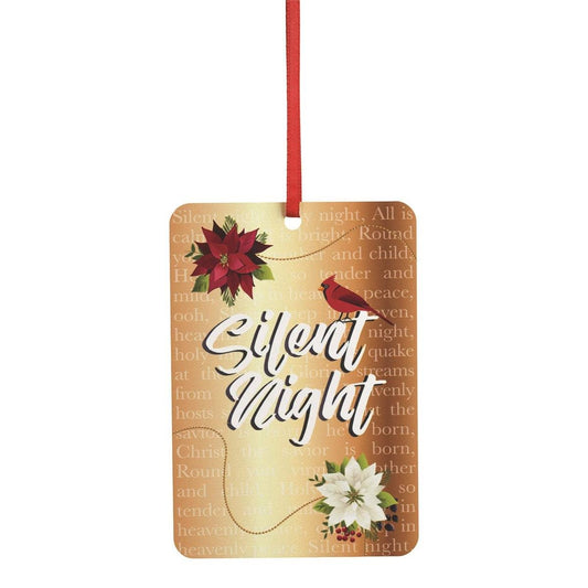 Silent Night Metal Ornament