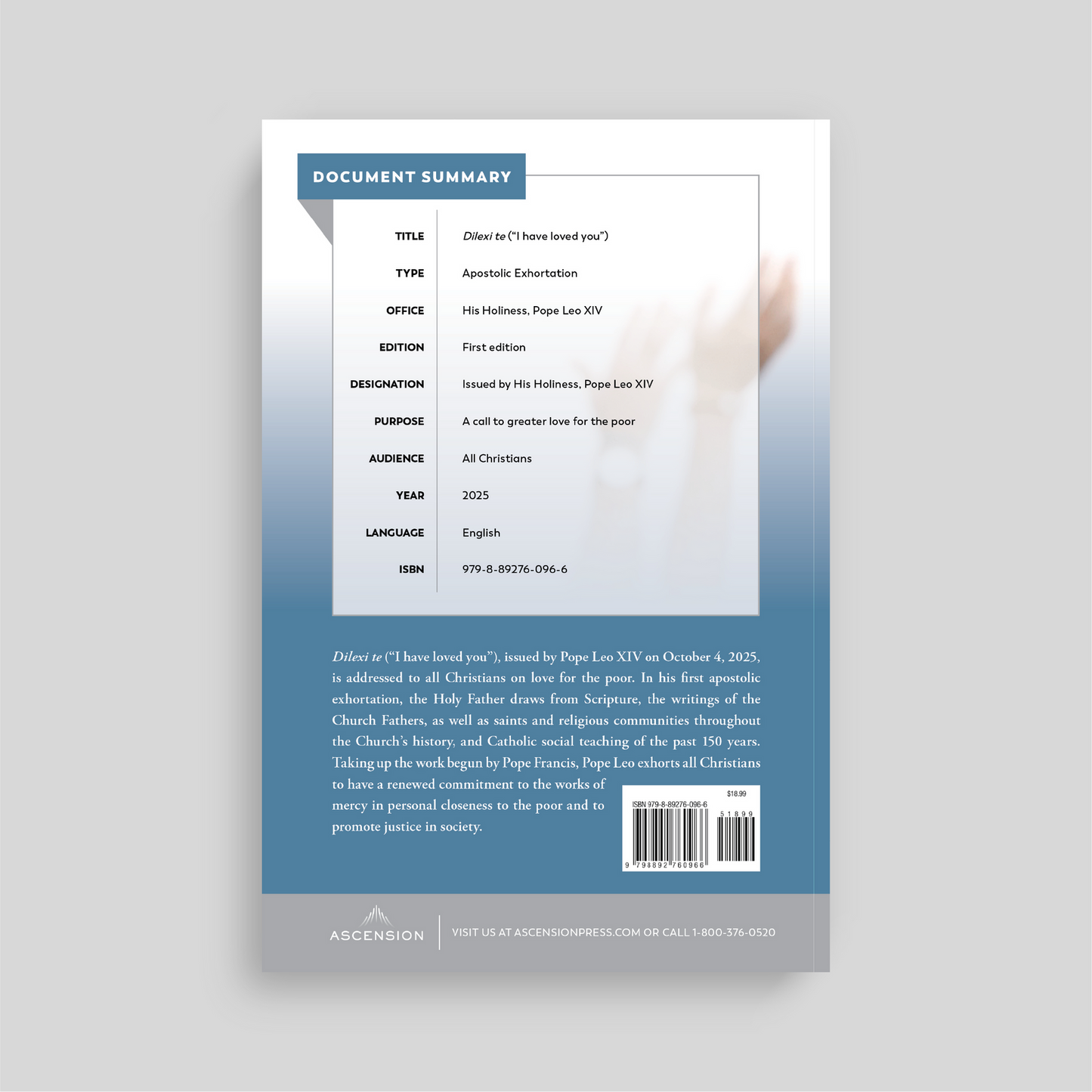 On Love for the Poor: Apostolic Exhortation of Pope Leo XIV - Dilexi Te