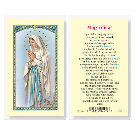 Magnificat Holy Card