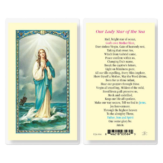 Our Lady Star Of The Sea Holy Card