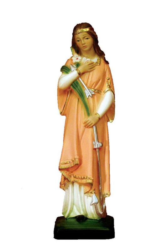 St. Philomena 8.5" Hand-Painted Italian Statue