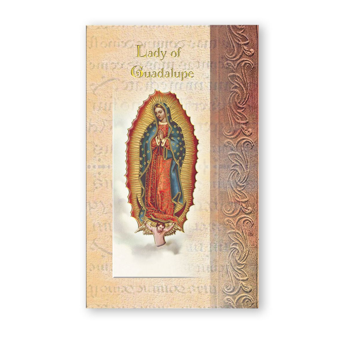 Catholic Continity Folder Our Lady of Guadalupe Prayer Folder with Biography – St. Anthony's ...