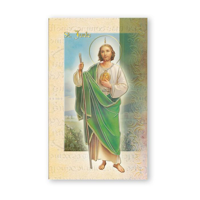 St. Jude Prayer Folder with Biography – St. Anthony's Catholic Gift Shop