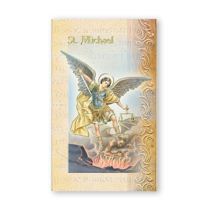 Catholic Continity Folder St. Michael the Archangel Prayer folder with Biography – St. Anthony's ...