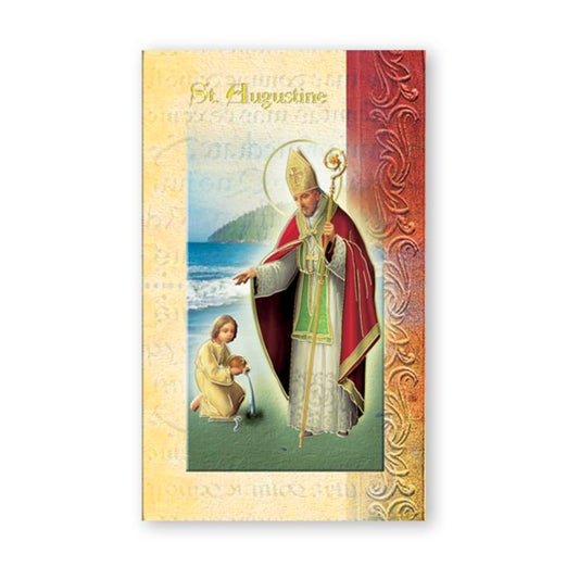 St. Augustine, Biography and Prayer Folder