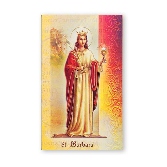 St. Barbara Devotion & Prayer Folder