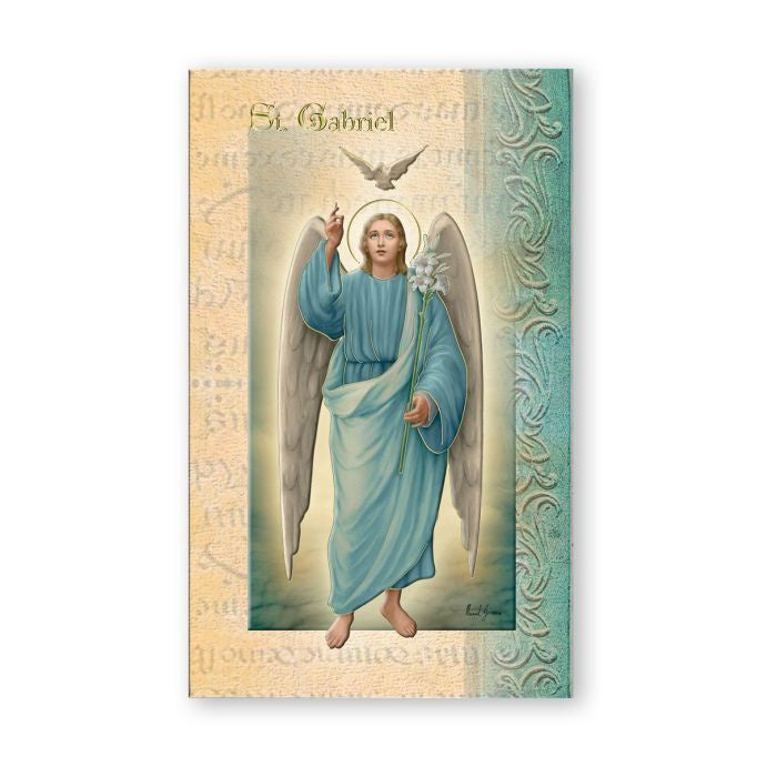 St. Gabriel, Biography & Prayer Folder