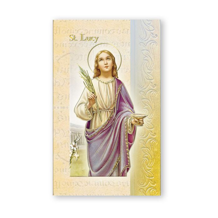 St. Lucy Prayer & Devotion folder