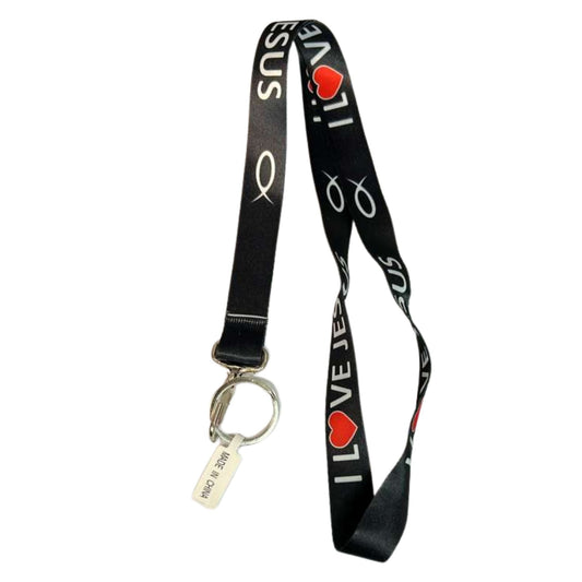 " I LOVE JESUS " Lanyard