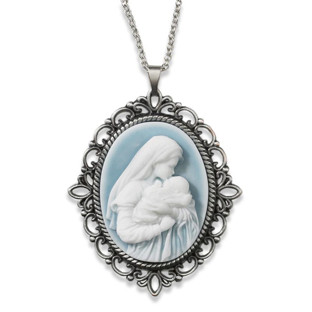 Mother's Kiss Cameo Necklace