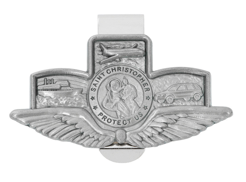 St. Christopher Visor Clip