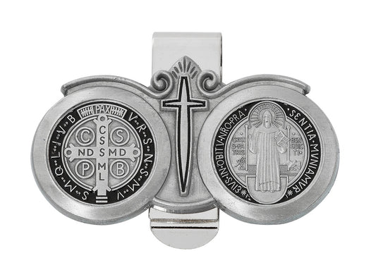 St. Benedict Medal Visor Clip