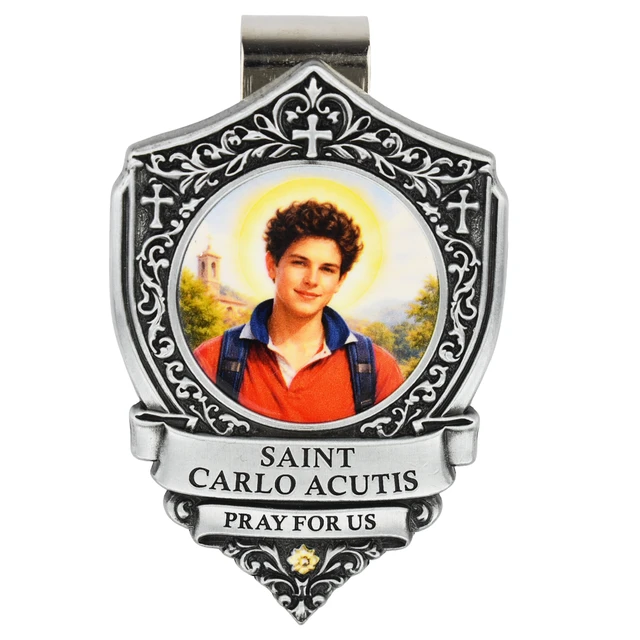 St. Carlo Acutis Visor Clip