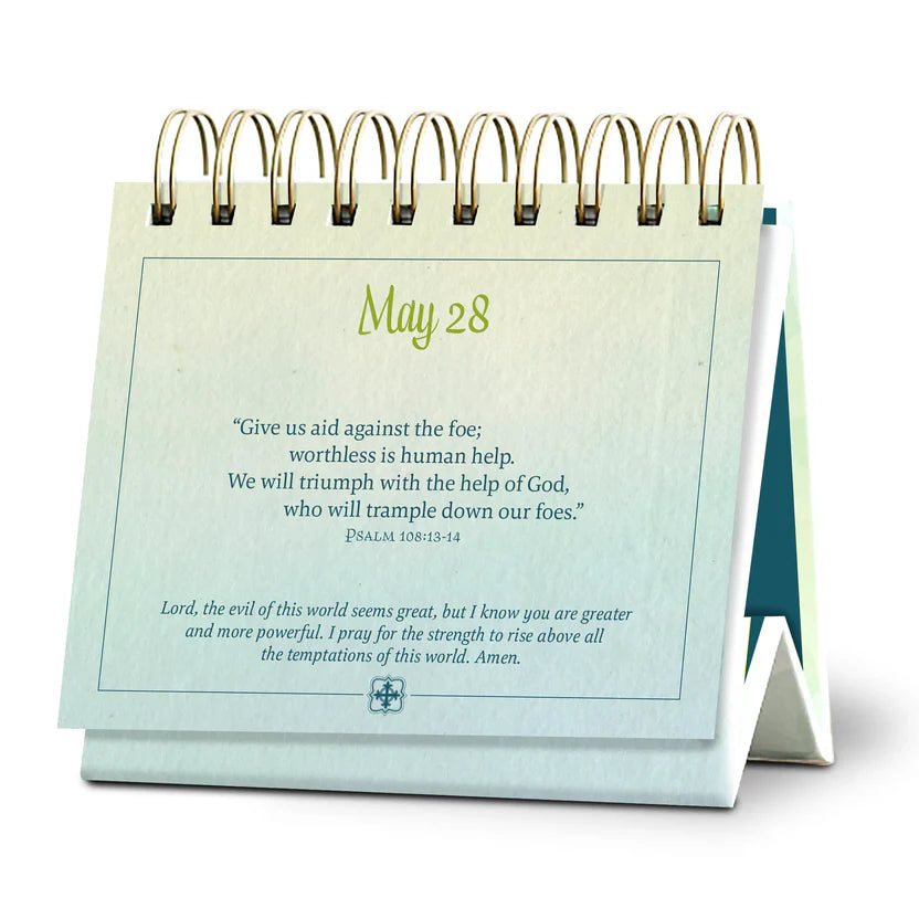 God's Daily Grace: Praying a Psalm a Day, Perpetual Desk Calendar - 365