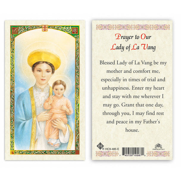 Prayer to Our Lady of La Vang - Laminated Holy Card