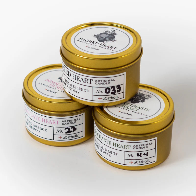 Catholic Scented Beeswax Candles