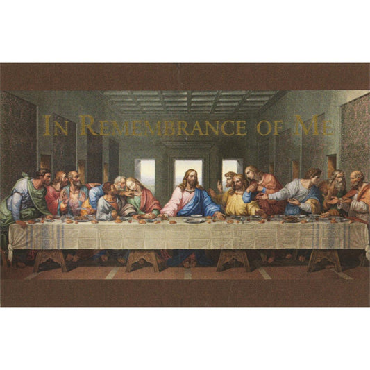 Last Supper Prayer Gift Card