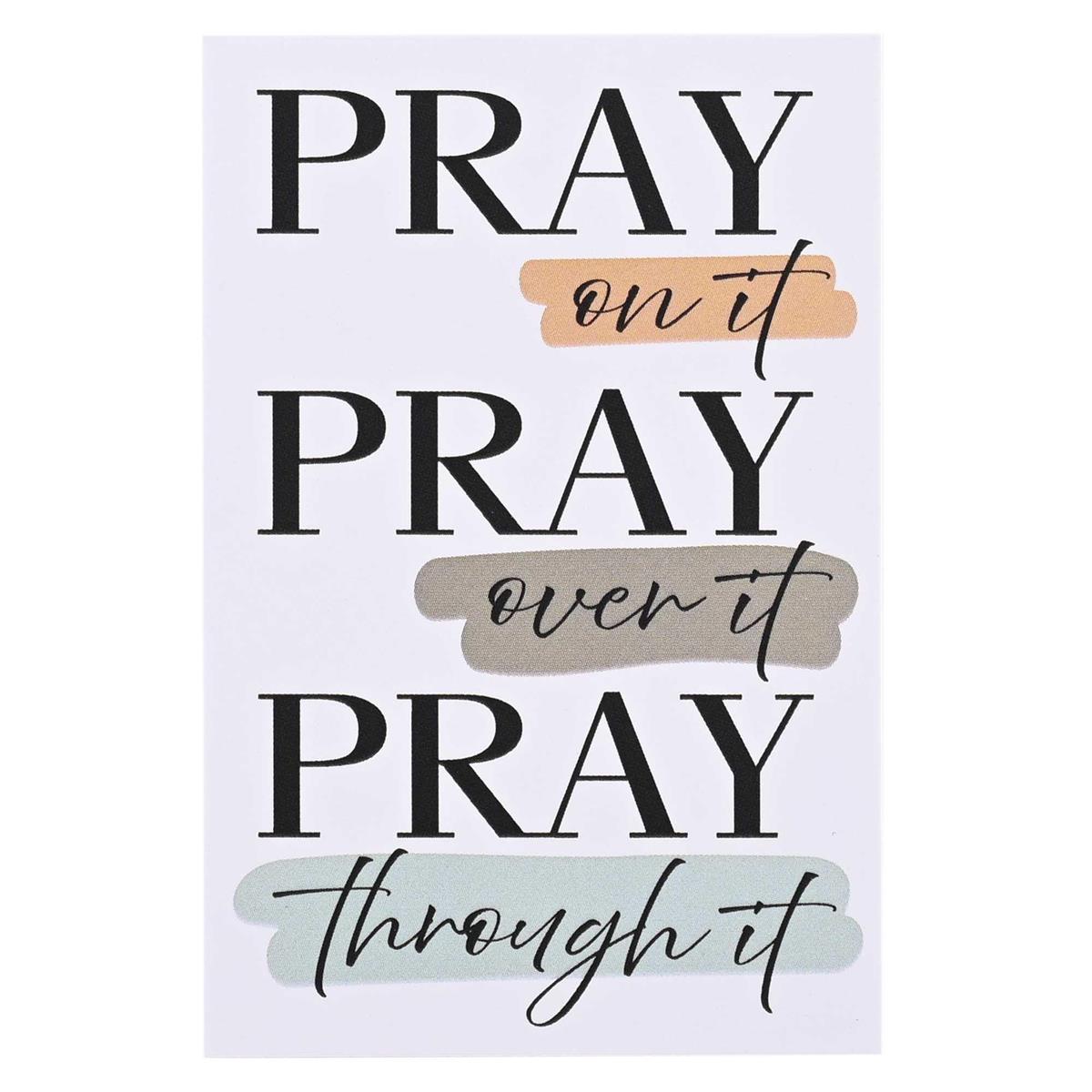 Pray on it, Pray over it, Pray through it...Prayer Gift Card
