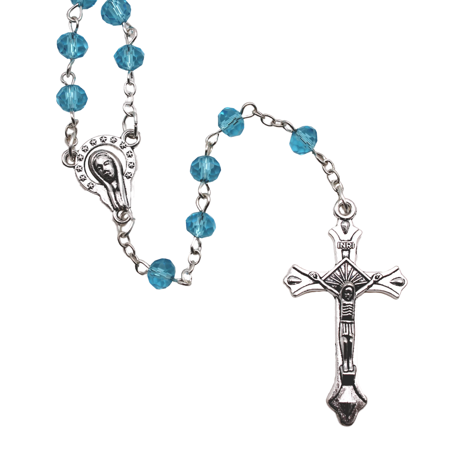 6 mm Glass Bead Rosary (Color Variants)