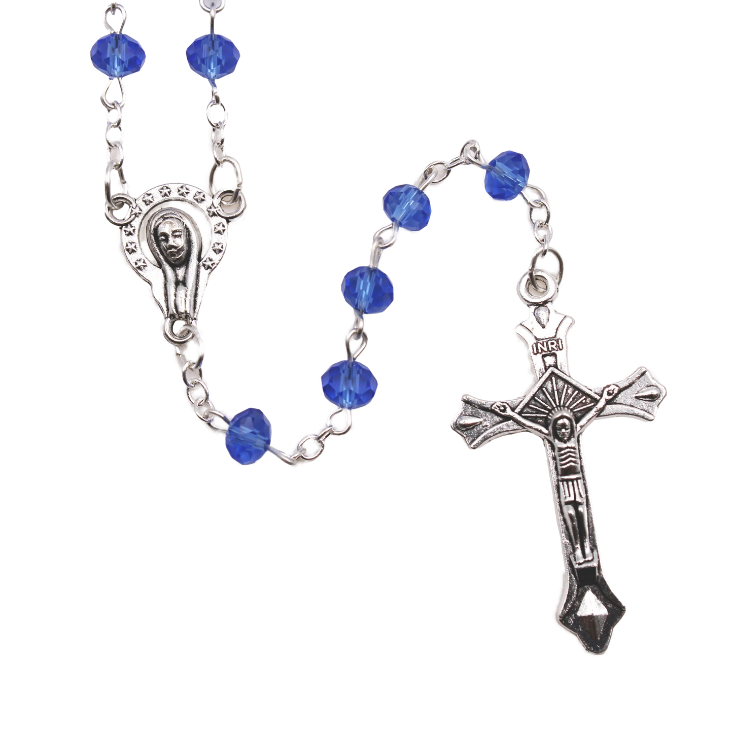 6 mm Glass Bead Rosary (Color Variants)