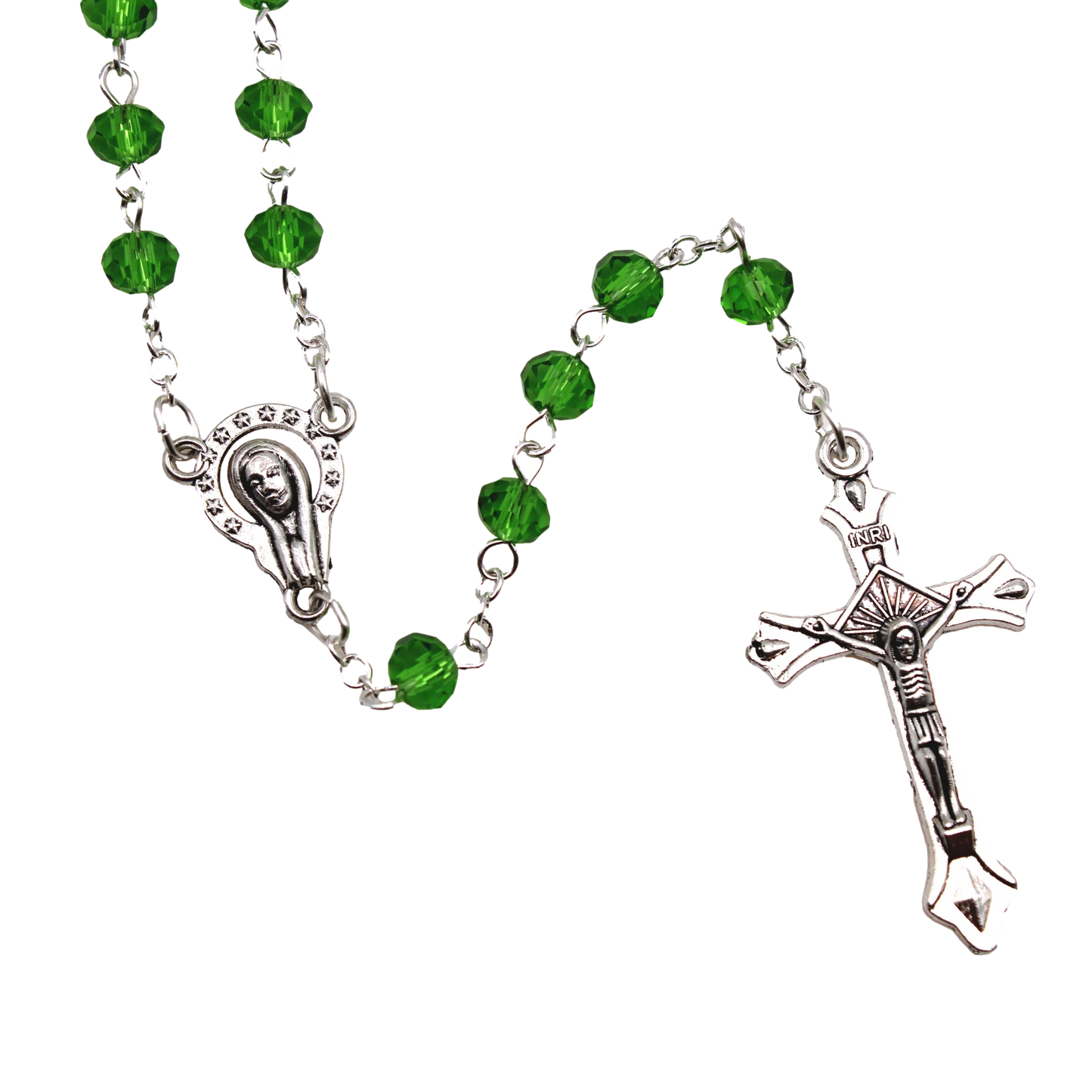 6 mm Glass Bead Rosary (Color Variants)