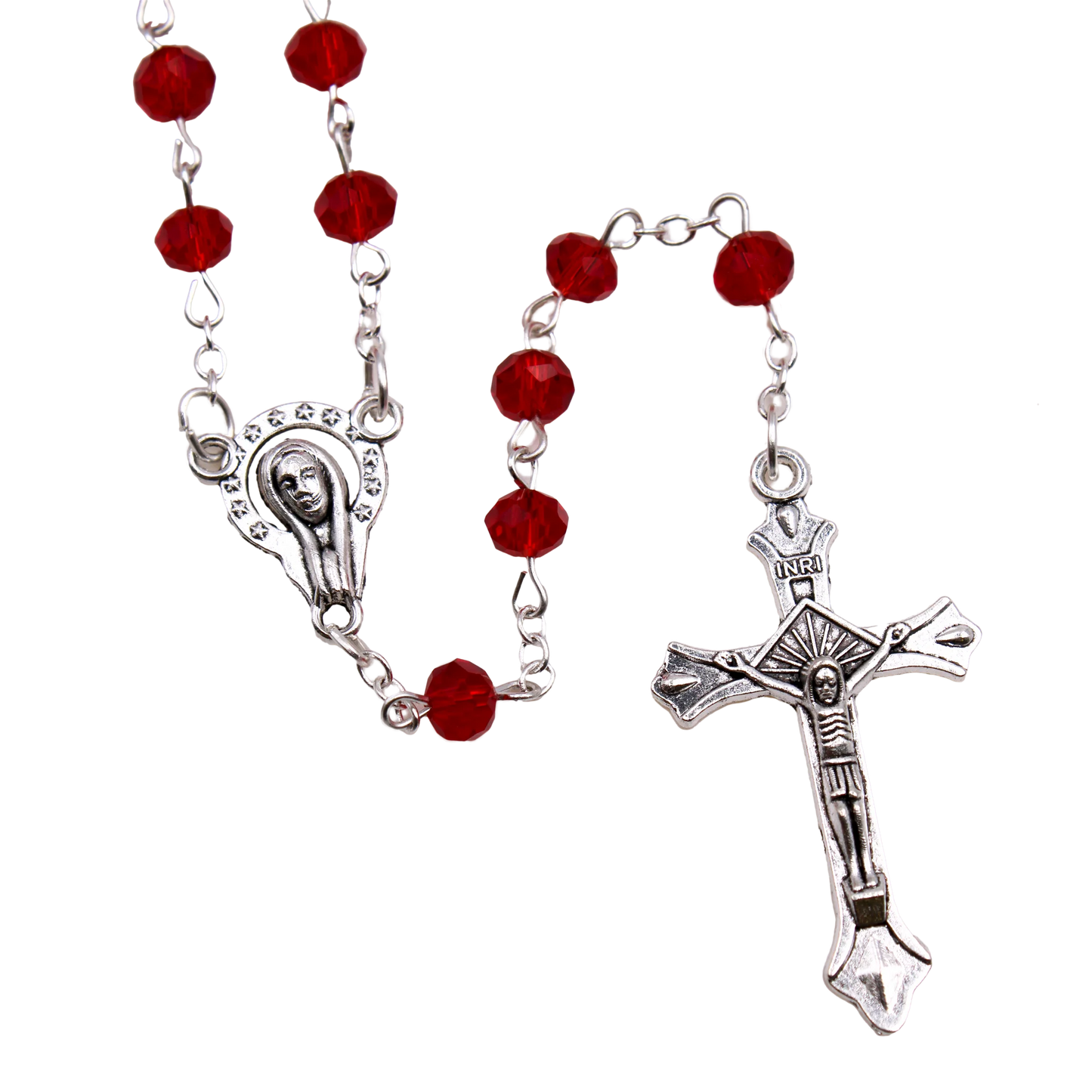 6 mm Glass Bead Rosary (Color Variants)