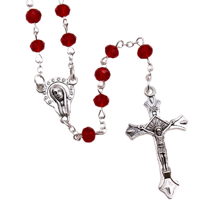 6 mm Glass Bead Rosary (Color Variants)